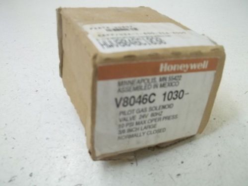 HONEYWELL V8046C 1030 PILOT GAS SOLENOID VALVE 24V 10PSI *NEW IN A BOX*