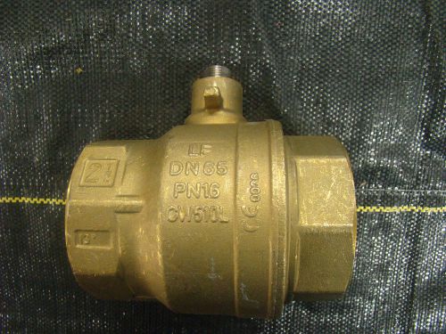 Rb brass  2-1/2&#034; lf full port ball valve cw510l (600 wog) dn65 pn16 (fnpt x fnpt for sale