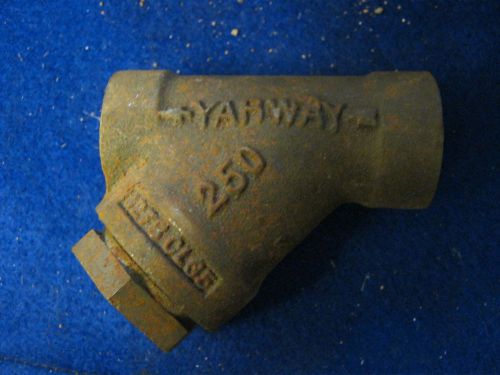 YARWAY 901 1 1/2&#034; 250 CAST IRON Y STRAINER    never used