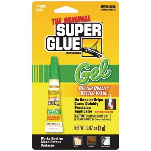 SUPER GLUE SGG2-12 SGG2-48 Thick Gel Super Glue Tube (Single Pack)