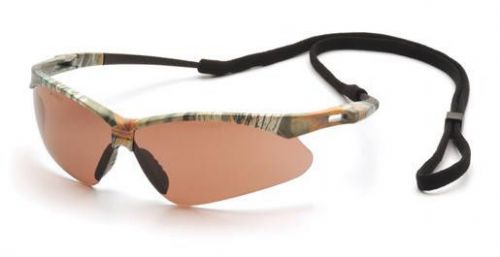 Pyramex pmxtreme camo safety glasses polycarbonate bronze lens anti fog ansi for sale