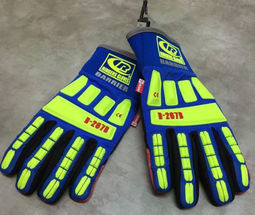 NEW Ringers Barrier Safety Gloves, Tefloc Palm and Waterproof Barrier R-267B, XL