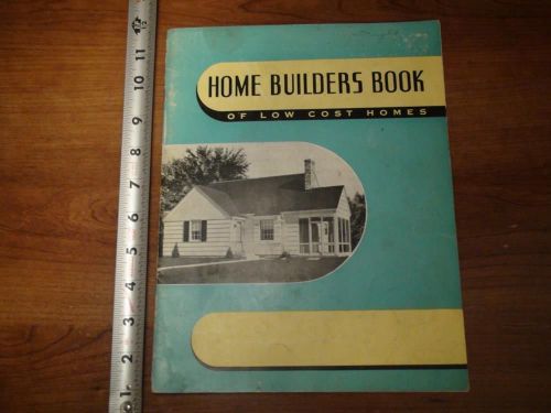 BX045 Vintage 1941 Home Builders Book of Low Cost Homes