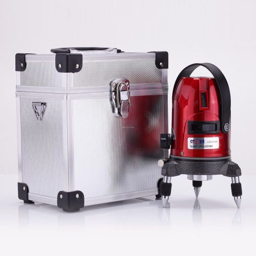 Professional Rotary 4V1H Cross Line Laser Self-Leveling + Carrying Case