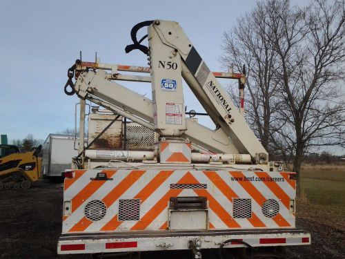 National Crane N50 Knuckle Boom Crane  from a 1998 Ford F800 Crew Cab truck