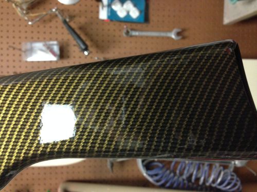 5 m (16.5 ft) true weave gold carbon fiber hydrographics film water transfer for sale