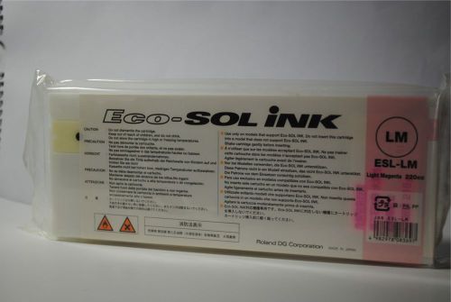 Roland Printer Ink New Sealed 220 ml ECO SOL INK Light magenta  ESL-LM
