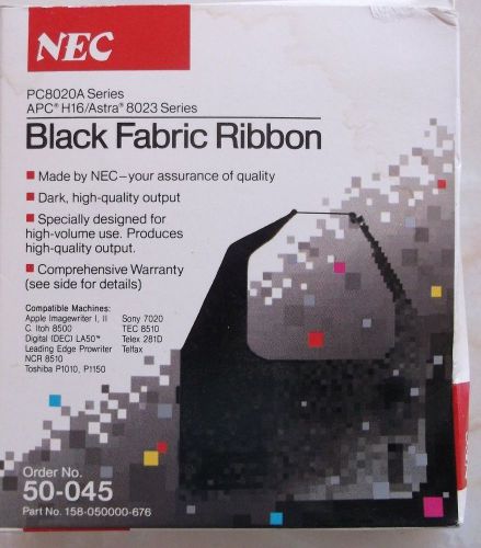 NEC 50-045 PC8020A Series APC H16/Astra 8023 Series Black Fabric Ribbon