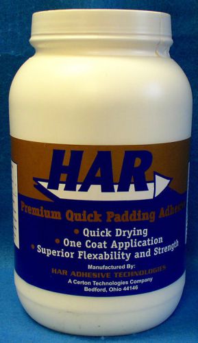 PADDING ADHESIVE WHITE PREMIUM ONE COAT QUICK DRYING NEW 1 GALLON