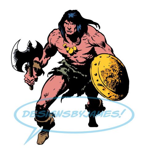 Conan the Barbarian Vector Art