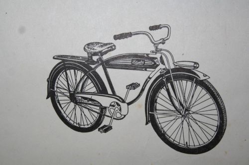 vintage rare bicycle printing plates