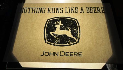 Vintage Original John Deere  Iron On Transfer J1