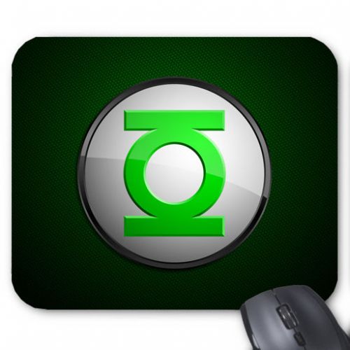 Green Lantern Marvel Avengers Logo Mousepad Mouse Pad Mats Gaming Game
