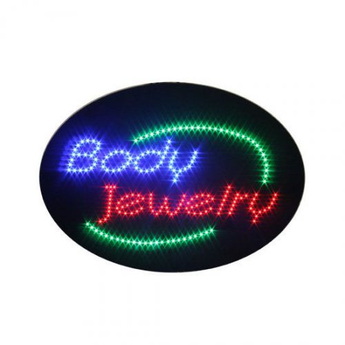 New animated body jewelry shop led light neon sign for sale