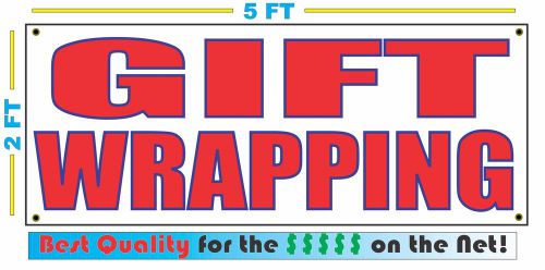 GIFT WRAPPING Banner Sign NEW Larger Size Best Quality for The $$$