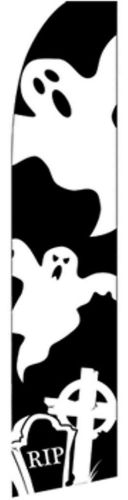 HALLOWEEN GHOSTS X-Large Swooper Flag - A-265