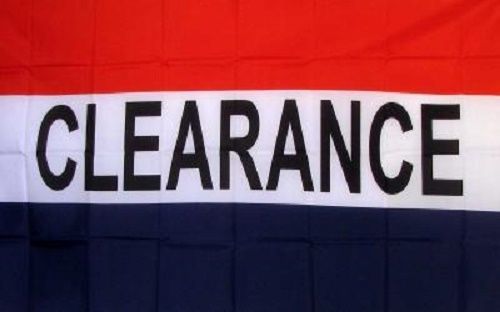 CLEARANCE 3x5&#039; BUSINESS FLAG RED WHITE BLUE BANNER