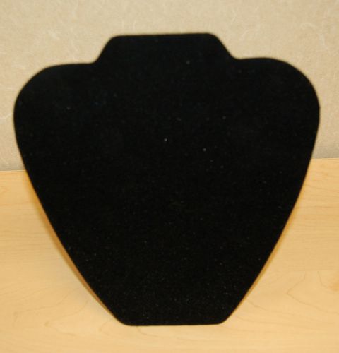 Black Velvet Necklace Easel Jewelry Bust Display Stand Holder
