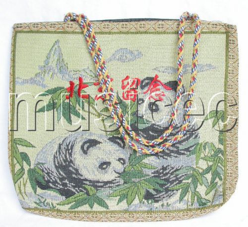 new panda design handmade handbag bags Satchel T64A10