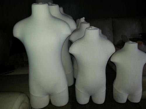 Lot of 3 child size mannequins / dress form