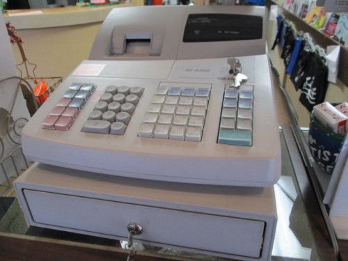 SHARP ELECTRONIC CASH REGISTER POINT OF SALE XE-A20S LCD MACHINE TESTED WORKING