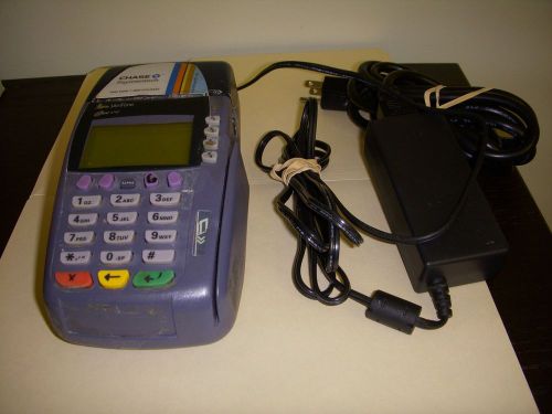 VERIPHONE OMNI  3740 CREDIT GIFT  CARD  DIAL UP  USED COMPLETE WITH POWER CORD