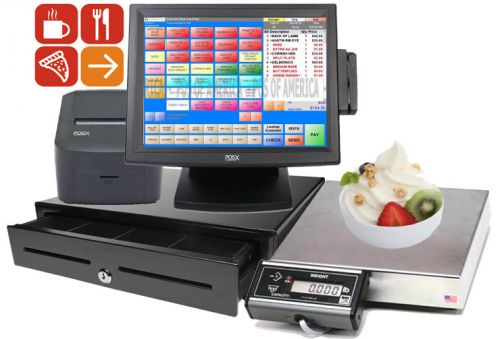 Pcamerica rpe pro all-in-one pos frozen yogurt restaurant complete system new for sale