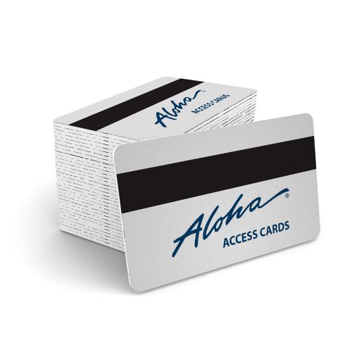 25 Aloha  POS Employee Access ID Swipe Card - POS Access Cards, Aldelo, Amigo