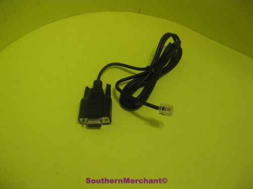 PAX S80 PC download cable DB-9 rs232 to RJ jack original