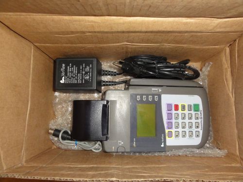 VERIFONE CREDIT CARD PAYMENT PROCESSING TERMINAL OMNI 3200 With POWER ADAPTER