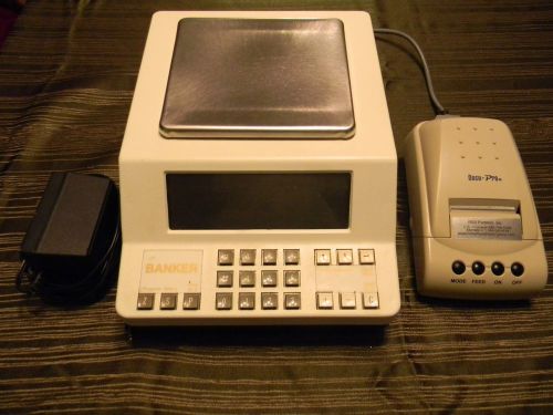 The Banker BK-10K Money Counting System Citizen Printer K-Scale