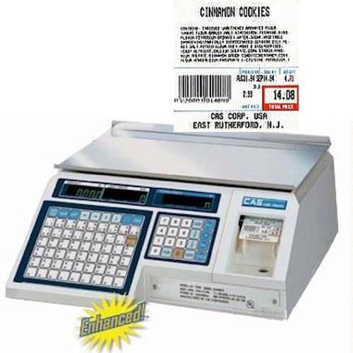 Cas lp-1000n scales ntep 30 x 0.01 lb w/lst-8020 upc w/ingredients labels for sale