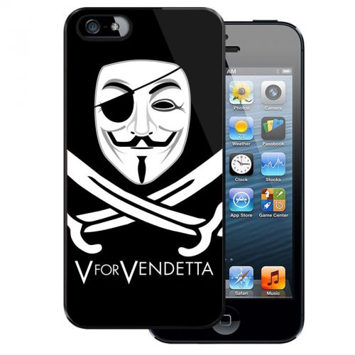 V is for Vendetta Guy Fawkes Mask iPhone 4 4S 5 5S 5C 6 6Plus Samsung S4 S5 Case