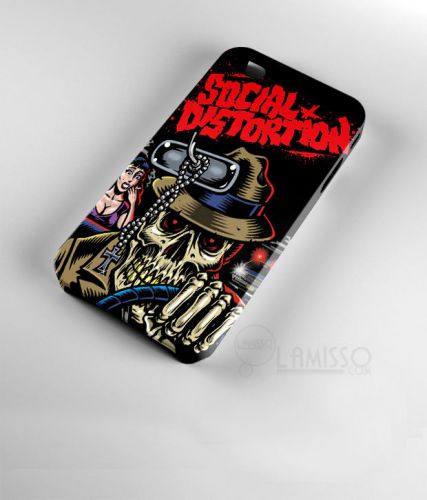 Social Distortion Rock band IPhone 4 4S 5 5S 6 6Plus &amp; Samsung Galaxy S4 S5 Case