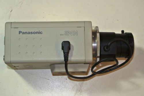 Panasonic WV-CP414 Digital Color CCTV Camera in Exc Cond w Computar Lens