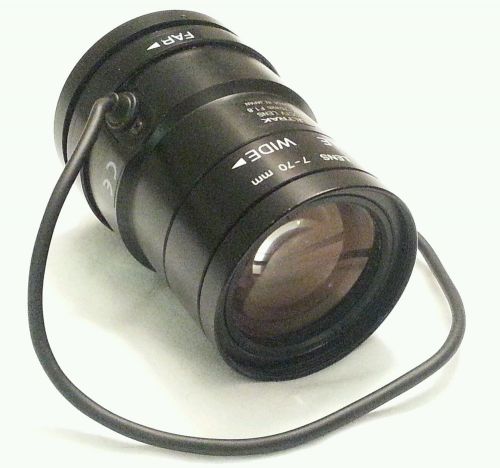 Ultrak CCTV camera lens 7-70mm  f1.8 model number kl07v70vs4 Honeywell