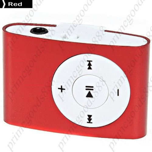 Plastic Olive Clip MP3 Player TF Slot M Free Shipping Hot Item Save China Red