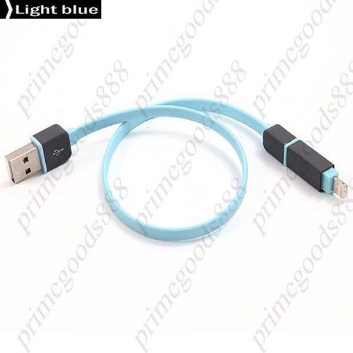 30 cm USB to Micro Lighting Cable 5 Pin to 8 Pin 30cm Adapter Charger Data Blue