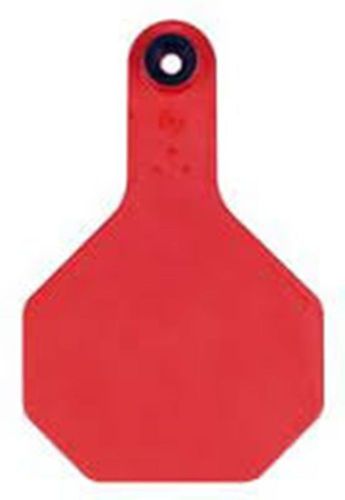 3 star all american y-tex cow eartags (25ct) blank identification cattle red for sale