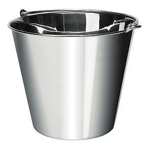 Stainless Steel 13 Qt pail with Handle
