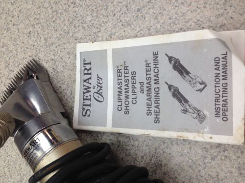 Oster Stewart Shearmaster EW310C Head 1533-01A Clipper with manual