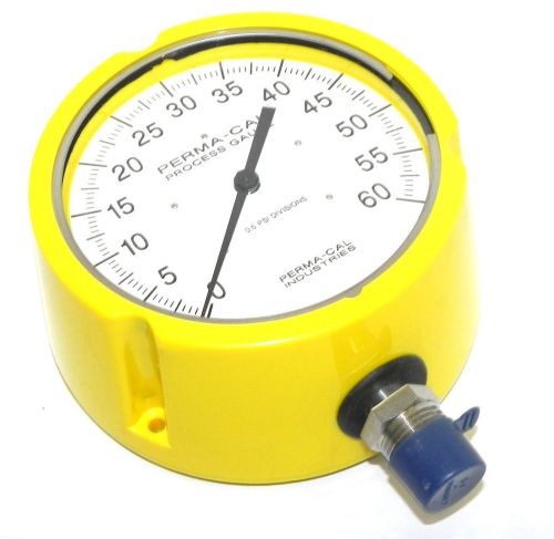New perma-cal process gauge 121tid03y23 dial indicating pressure gauge 0-60 for sale