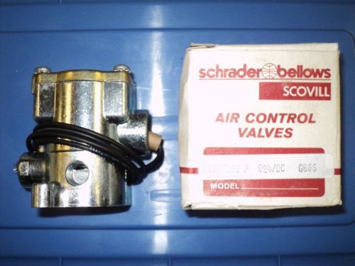 New SCHRADER BELLOWS Scovill K0751023 024/dc G866 Air Control Valve Selenoid