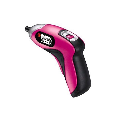 New BLACK And DECKER The home driver pink / black CSD300TP from Japan