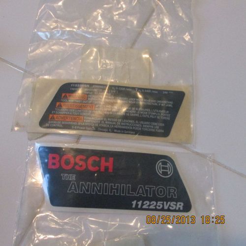 Bosch replacement, reference plate set for 11225 vsr drill  #2610967546 &amp;7  new for sale