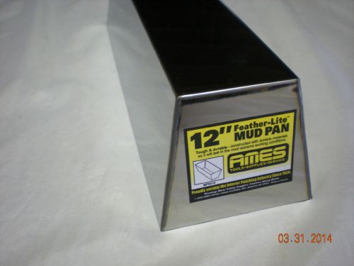 Ames Tools Drywall 12&#034; Mud Pan Stainless Steel