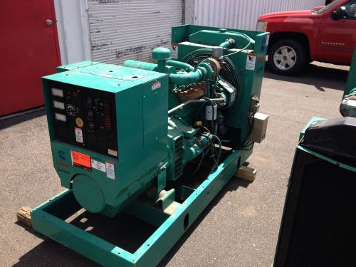 Onan 50kw diesel generator - 1800rpm - 1 or 3 phase, 120, 240, 480 v - 63 hours for sale