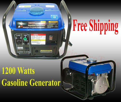 1200 watts camping 12v/120v gasoline generator new for sale