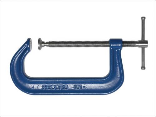 Irwin record 121 extra heavy-duty forged g clamp 75mm 3&#034; metal working t121/3 for sale