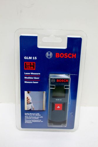 Bosch GLM 15 / 50 ft Laser Distance Measure - NEW